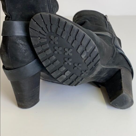 MARC FISHER Burnished Riding Boots Moto Boots A8 - Picture 6 of 6